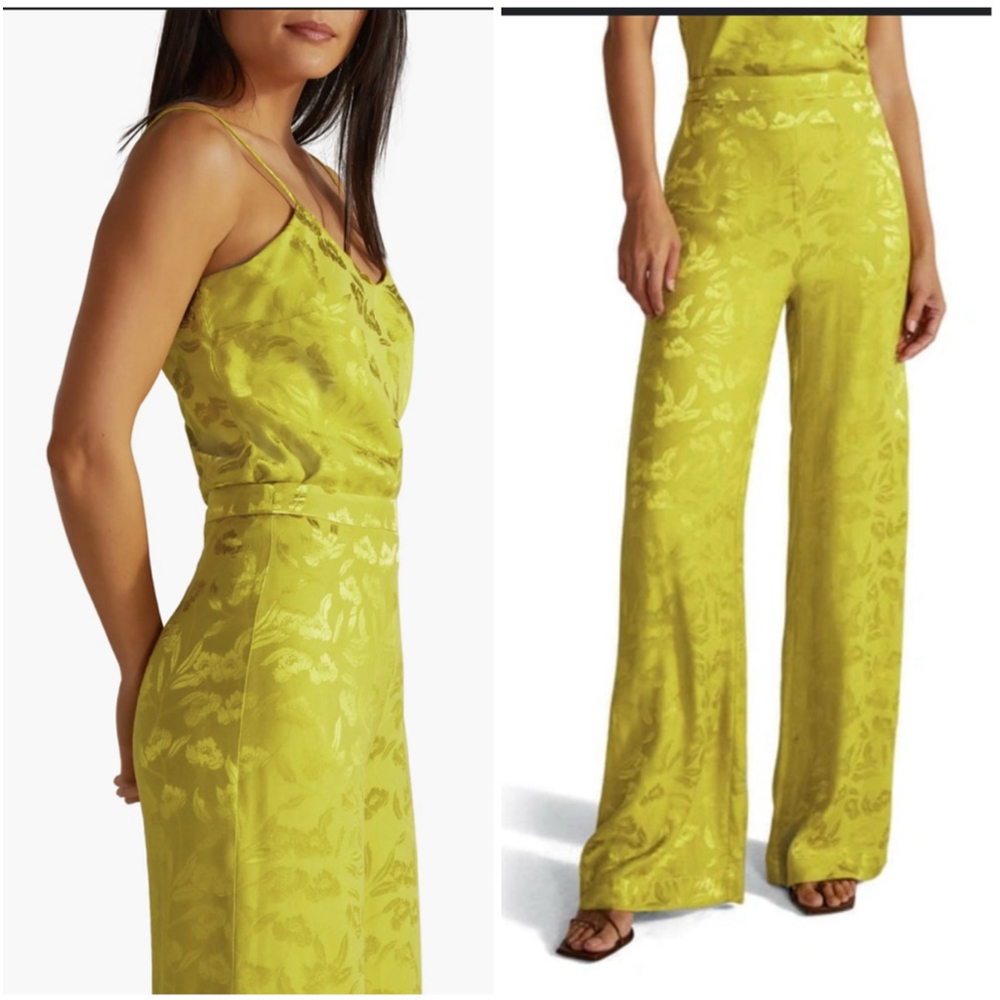 NWT Favorite Daughter Persephone Floral Wide Leg Pants & Camisole Set XS